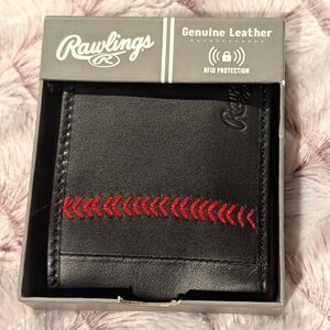 Rawlings Leather Baseball Wallet